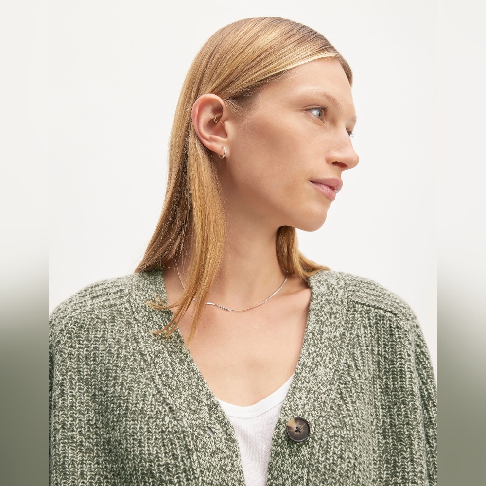 EUC Everlane The Felted Merino Cardigan in XL